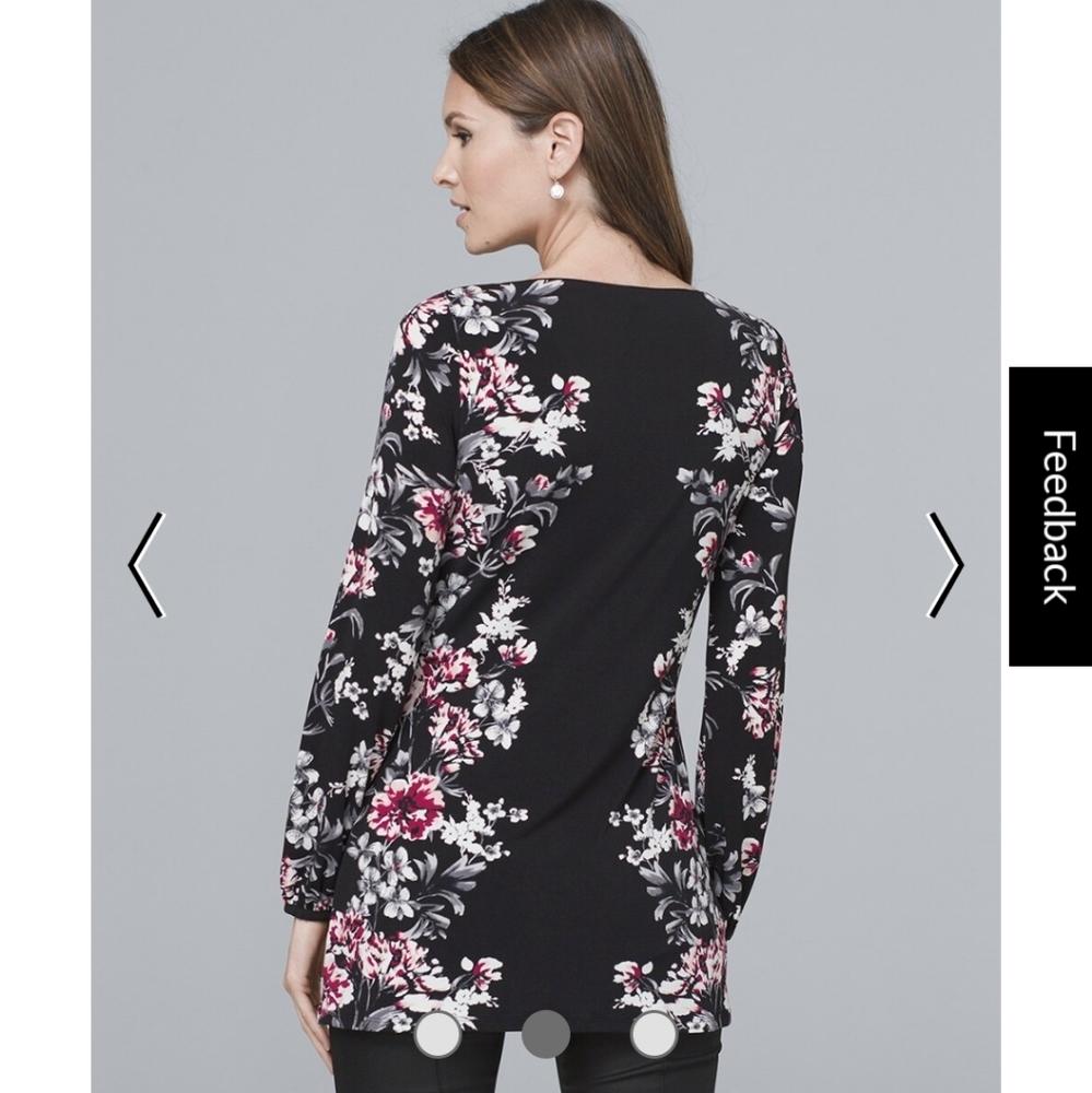 FLORAL-PRINT TUNIC - Picture 2 of 4